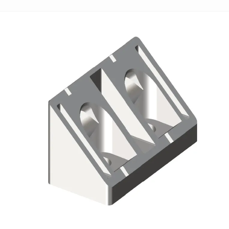 3060 aluminum made 45 degree angle Connector for aluminum profiles