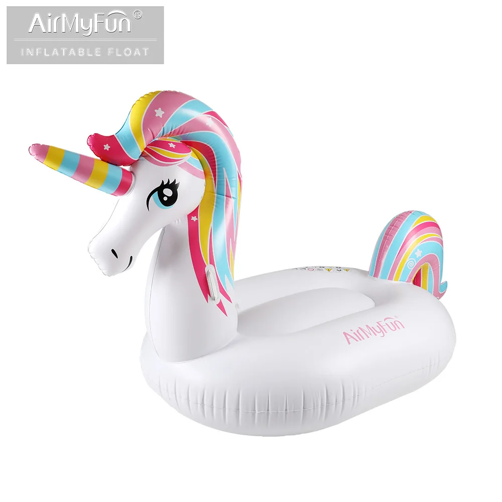 Hot Selling Tenma Inflatable Swimming Rider Pvc Inflatable Water Rider Beach Floats Floatie Baby Pool Unicorn Pool Float