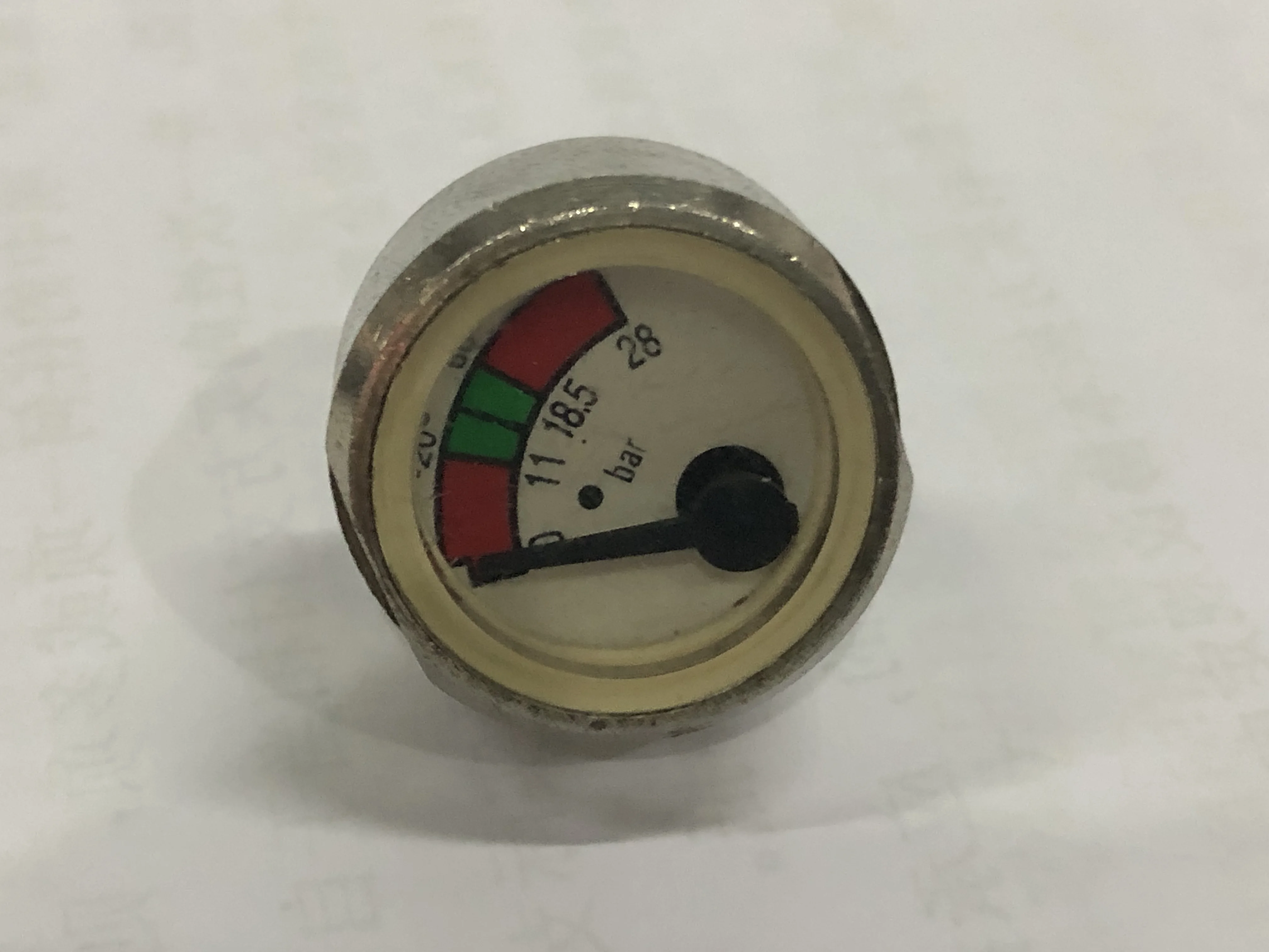 23mm 28bar stainless steel pressure gauge manometer for fire extinguisher valve
