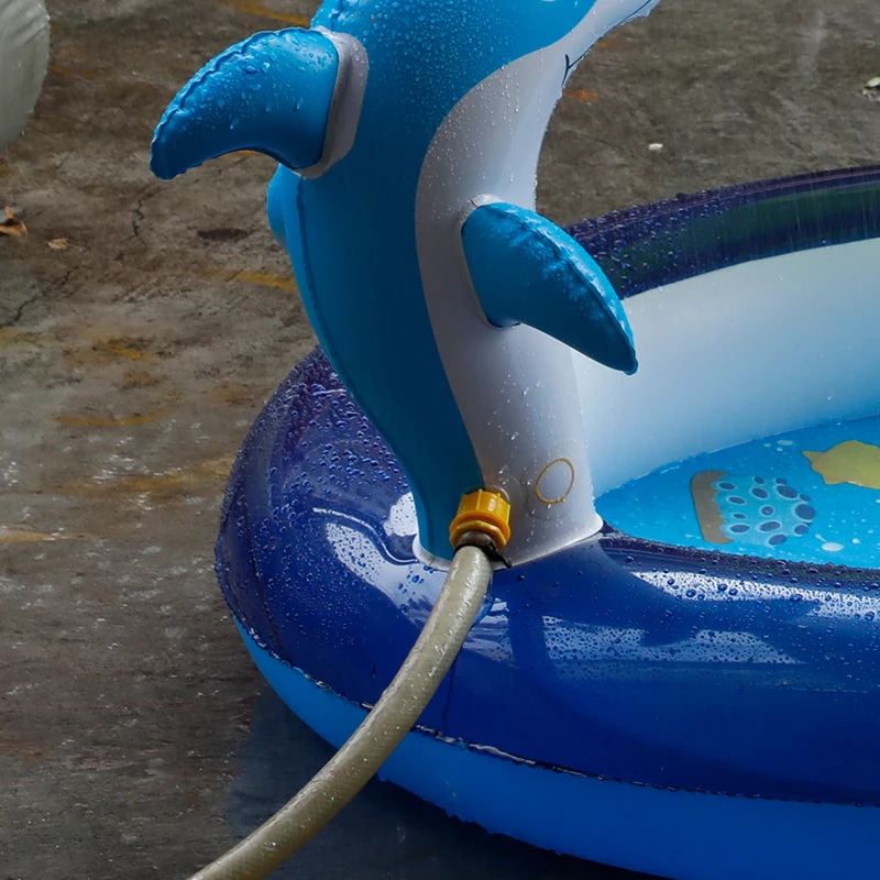 Лидер продаж на Amazon детская игрушка для игр в воде надувной коврик фонтана с распылителем виде