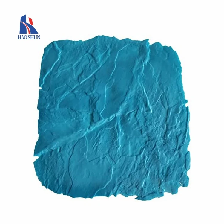 Decorative floppy concrete stamp vertical concrete wall stamped mat