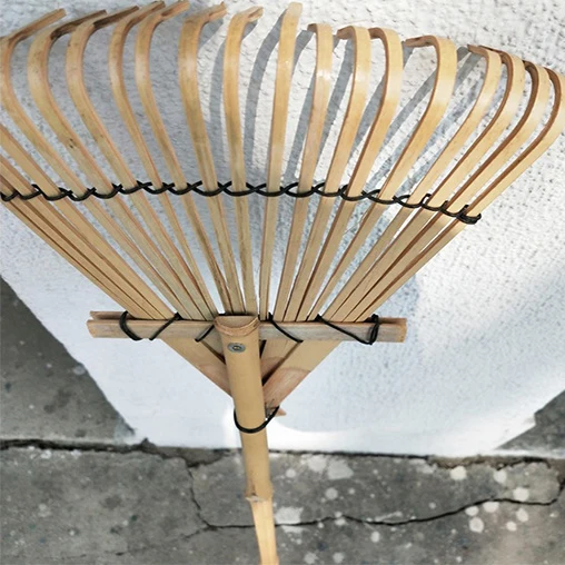 20 Teeth Bamboo Rake Lawn rake