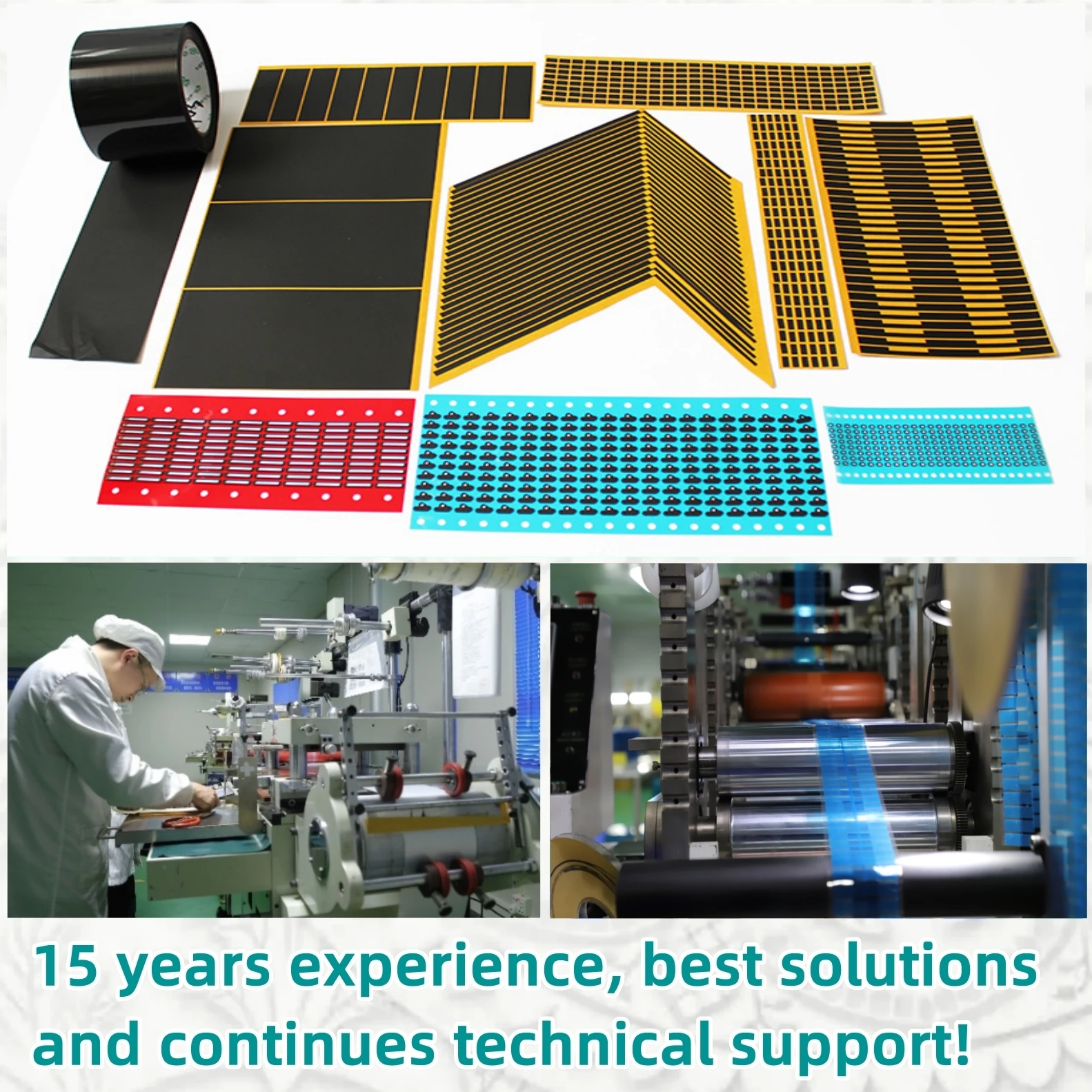 New Design EVA Foam Sheets Black Self Adhesive Back EVA Sheets Rubber Bumper Pad Sticky EVA Foam with High Material