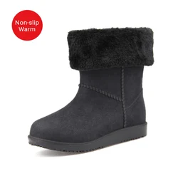 Детские зимние ботинки, новинка зимы 2019, короткие зимние ботинки для мальчиков и девочек для детей