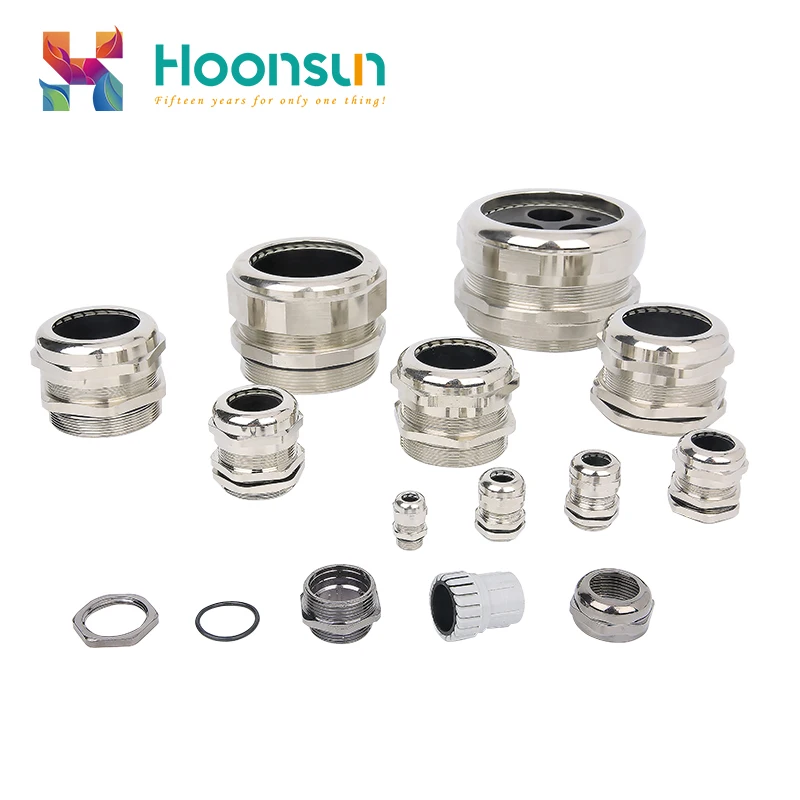 IP68 waterproof cable glands metal cable glands