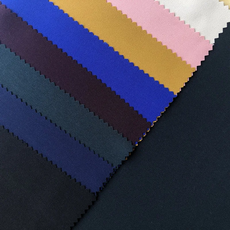 
High quality 95 polyester 5 spandex 4 way stretch fabric for garments 