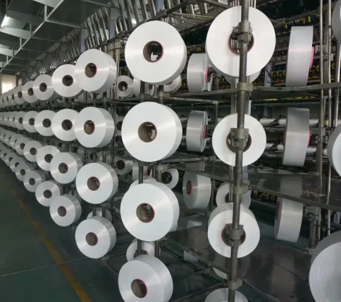 Factory direct sales Golden Manufacture Sale 2075 Spandex Polyester Material And Raw White Air Covered Yarn