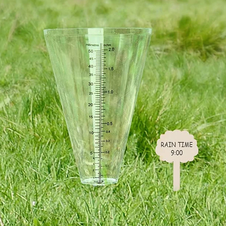 Rain Gauge To Monitor Rainfall Levels With Easy Read Scale The Perfect Outdoor Rain Meter For Your Garden