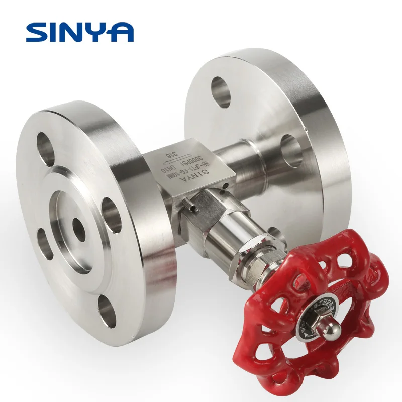 Sinya  Flanged Connection Needle Valve Flanged Type Needle Valve Water Line Tube Valves and Fittings