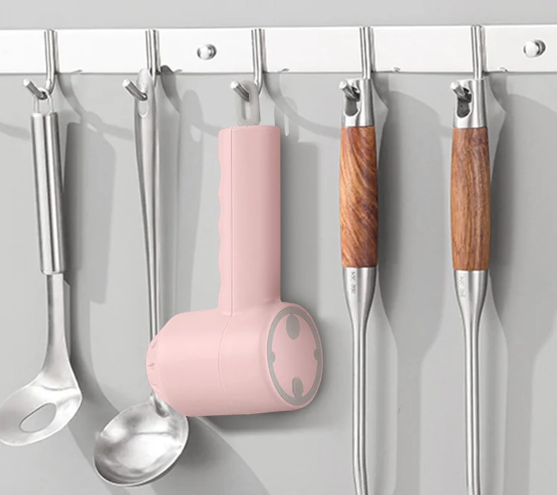 Home high quality 2 in 1 handheld electric whisk small wireless clumping foam cream whisk automatic grinder garlic mixer