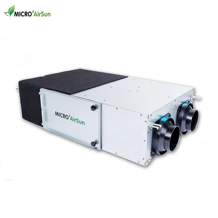 
HVAC fresh air recuperator ventilation system with heat recovery 