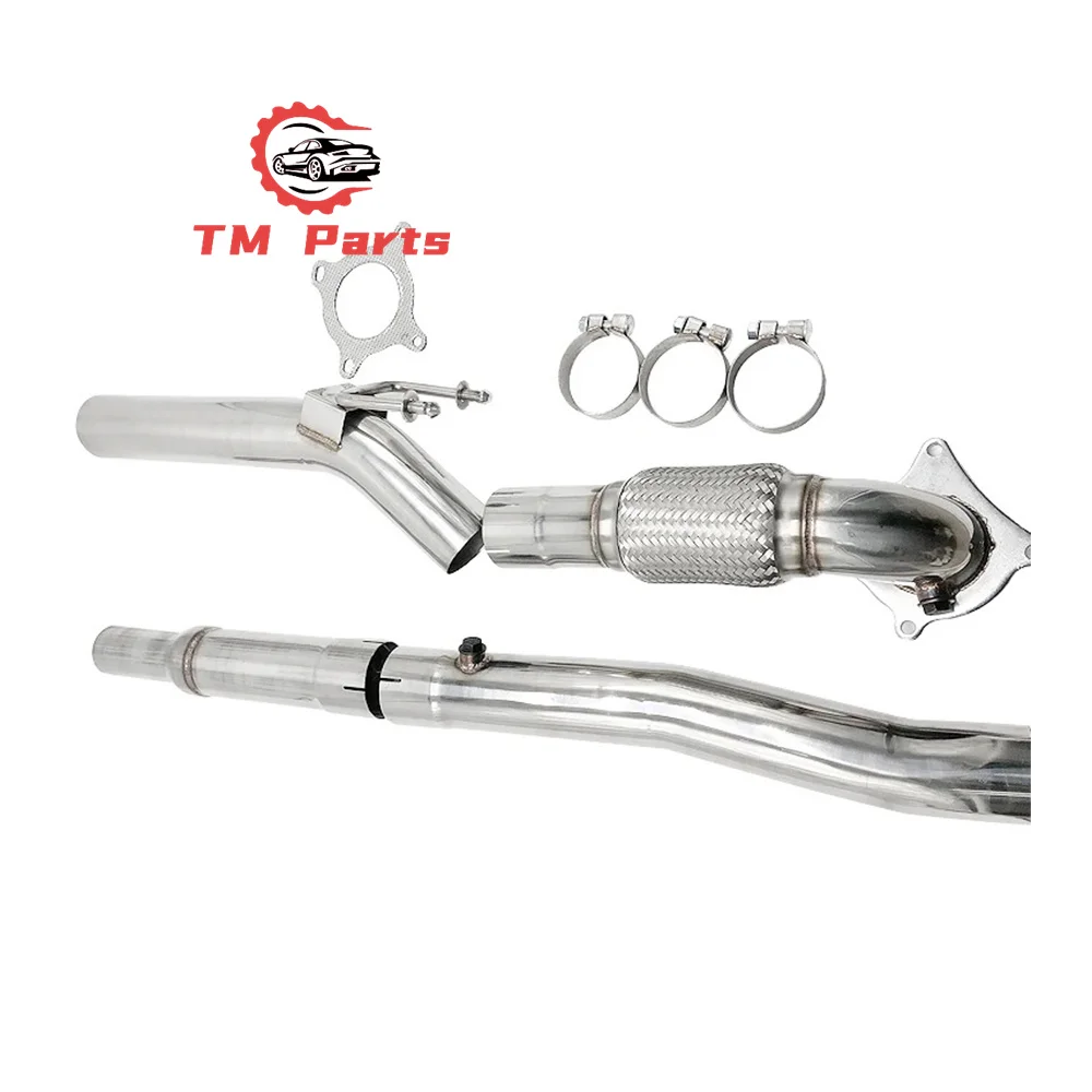 3 inch Turbo Exhaust Downpipe For Audi 2006-2011 A3 2006-2009 VW GTI 2.0T FSI TSI CCTA MKV High Flow Down Pipe