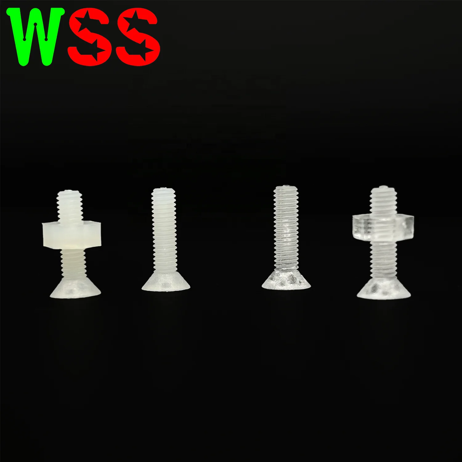 ODM Weichimei pcb support screw nylon screws plastic screw
