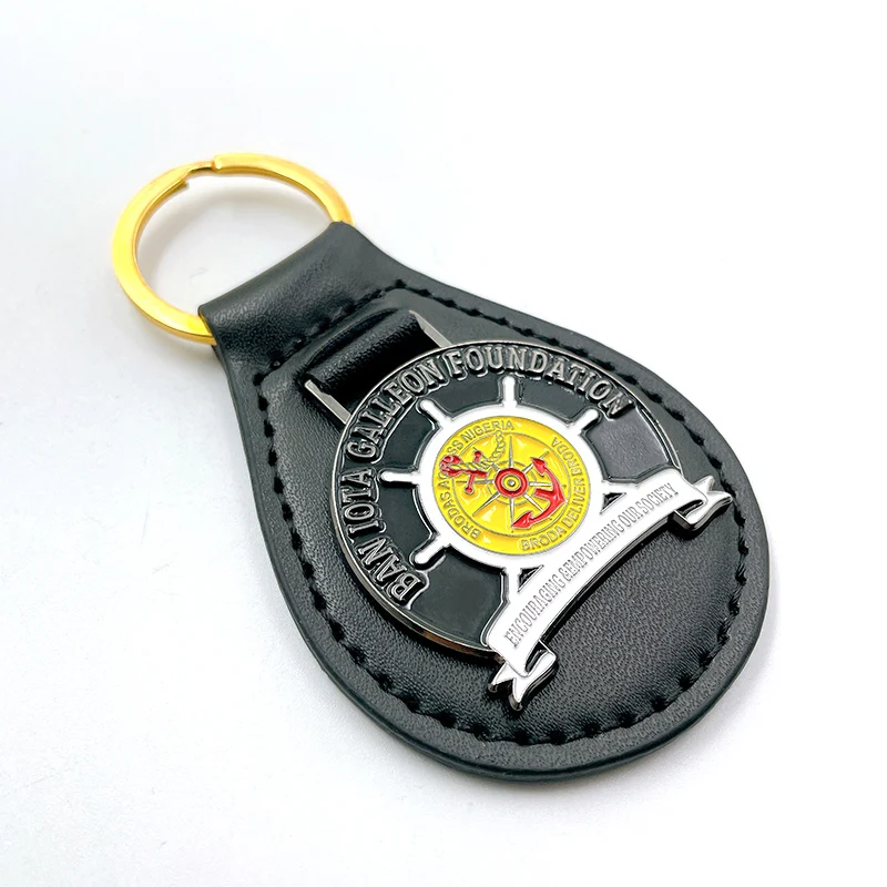 Cheap Price High Quality Small Minimum Quantity Fashion Leather Keychain Customized Logo Keychain PU Leather Keychain