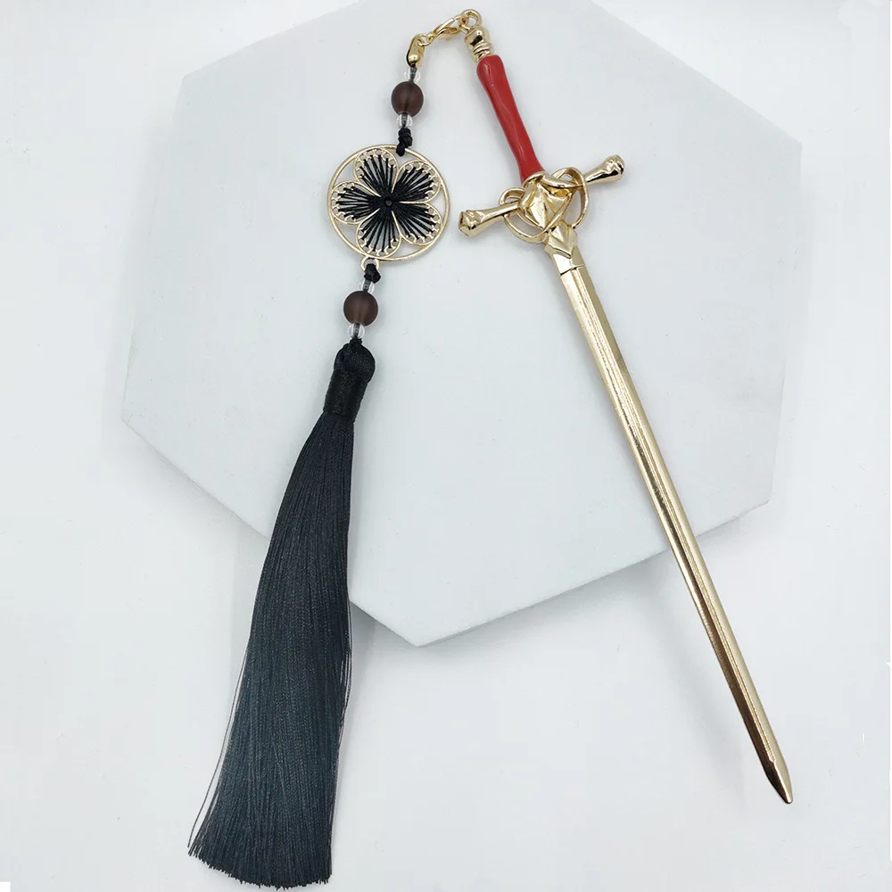 Новинка Шпилька для волос с кисточкой из сплава в китайском стиле Hanfu
