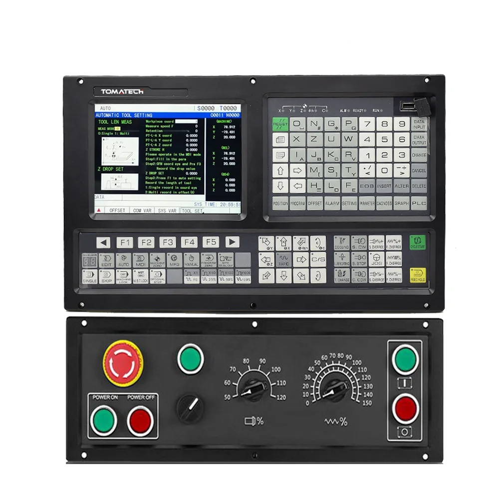  5 осей cnc высокой эффективности fanuc станков контроллер с 32 бита ALU CNC система управления для