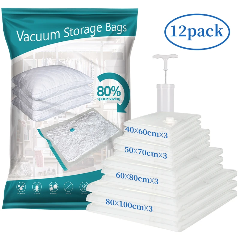 High Quality Household Vacuum Storage Bag for Clothes with Different Size