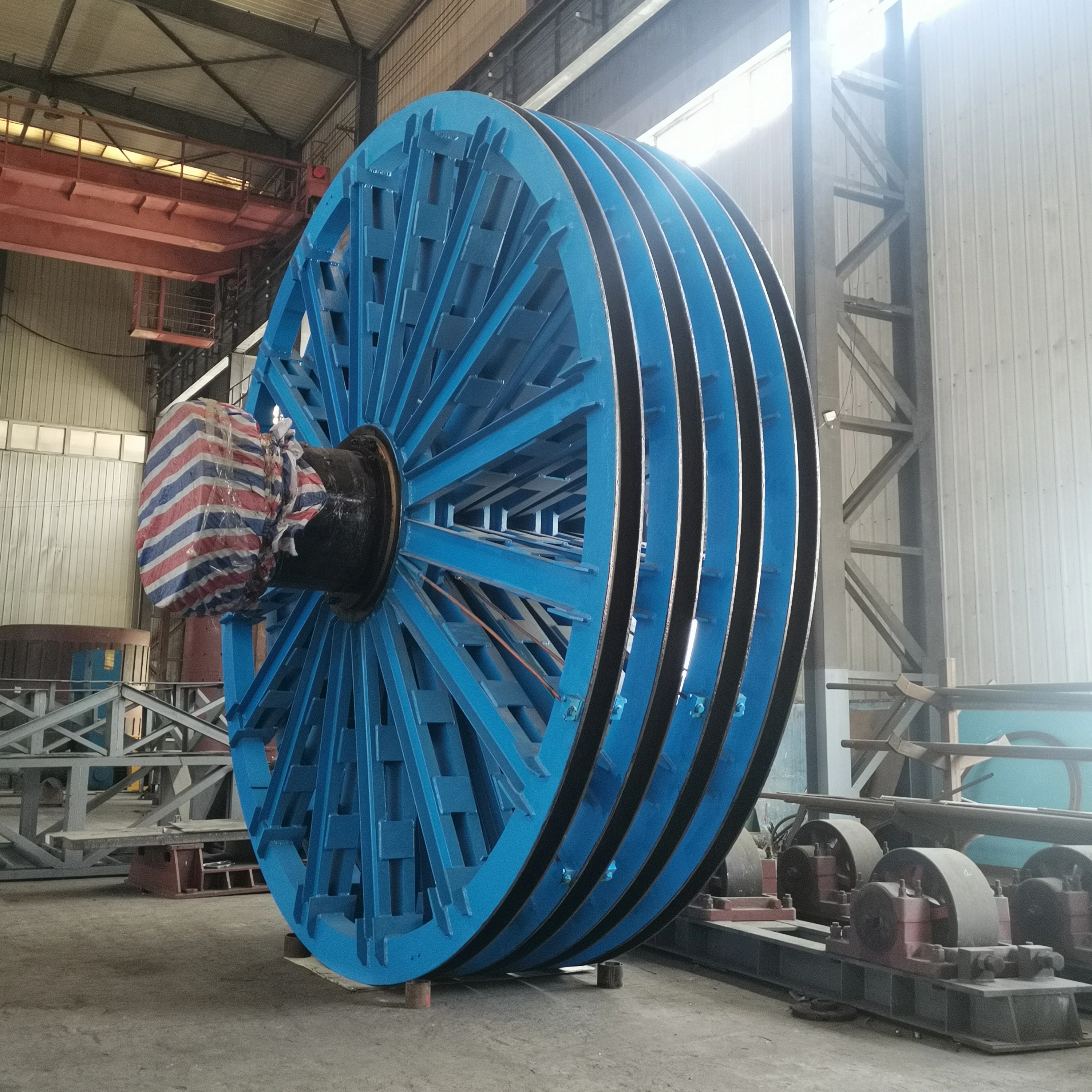 Factory Direct OEM headgear pulley in mining