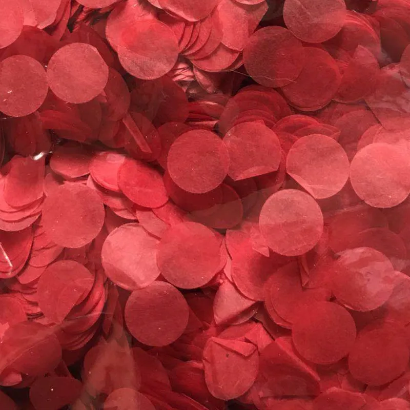 1.5cm 2.5cm paper confetti wedding throw transparent bobo balloon paper confetti