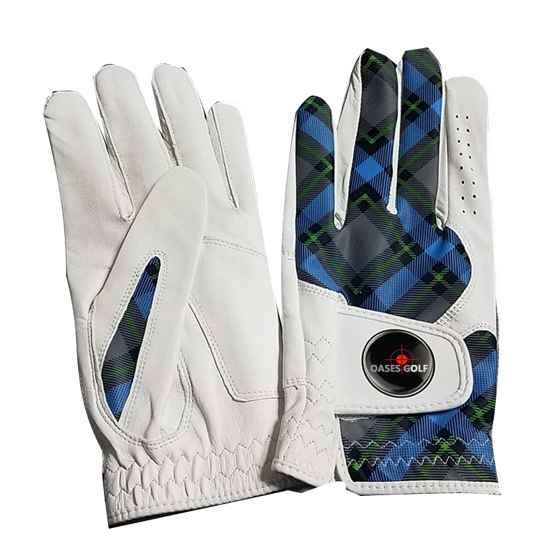 Оптовая продажа, мужские перчатки для гольфа с узором