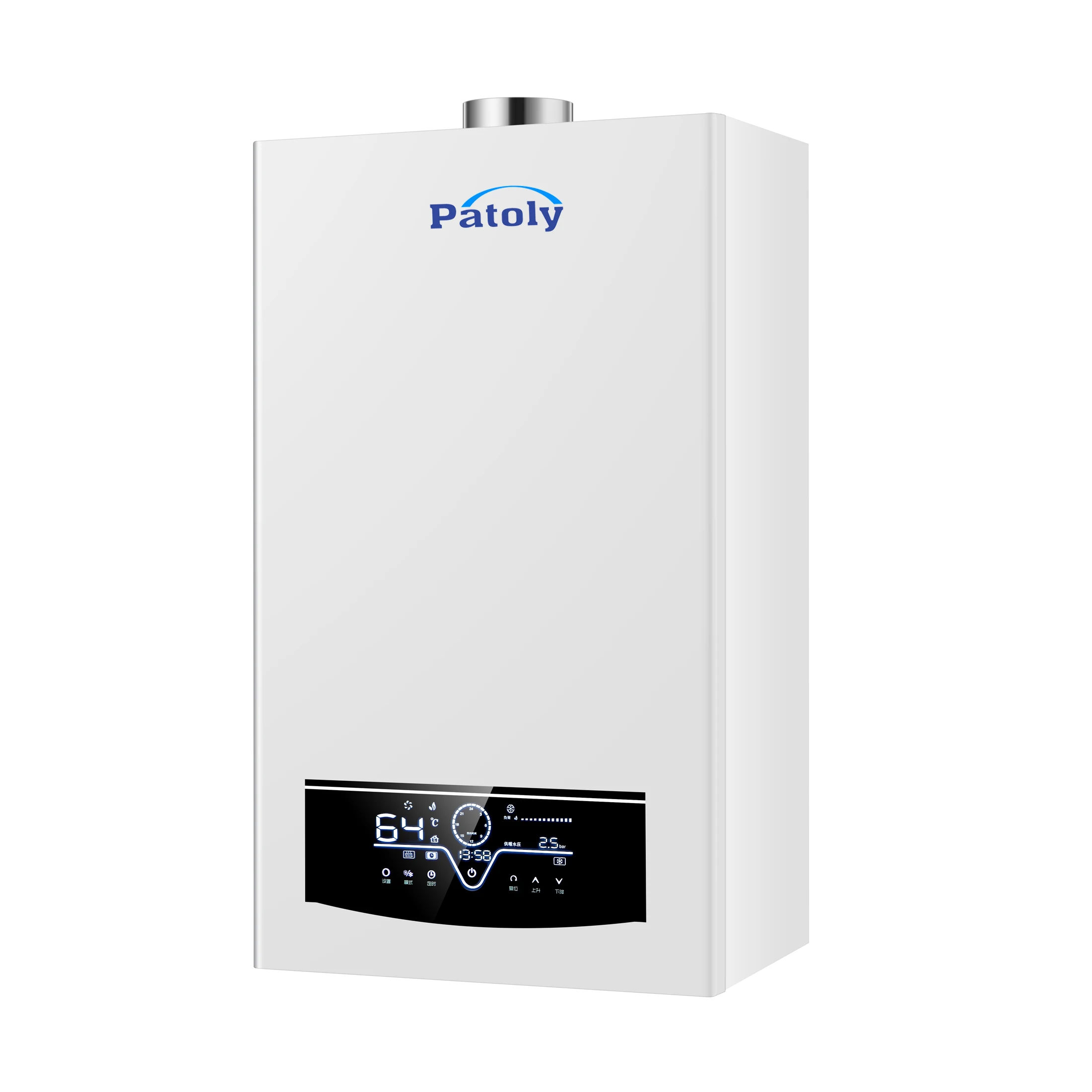 18KW 24KW-50KW Instant Ng Natural Gas Boiler High Quality Best Price Tankless Gas Hot Water Heater 220V Heating Bathing for Home