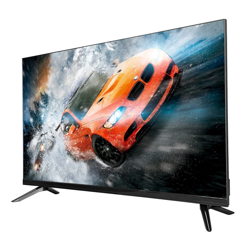 Самые популярные недорогие балетки с 32 65 дюймов 4k смарт OEM тонкая рамка из нержавеющей стали на плоской подошве