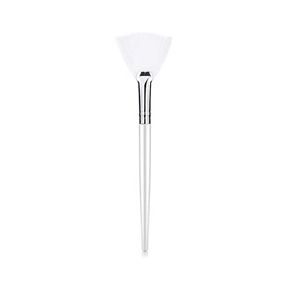 Customized logo Facials Mask Applicator Fan Brushes Cosmetic Glycolic Acid Peel Mask Brush