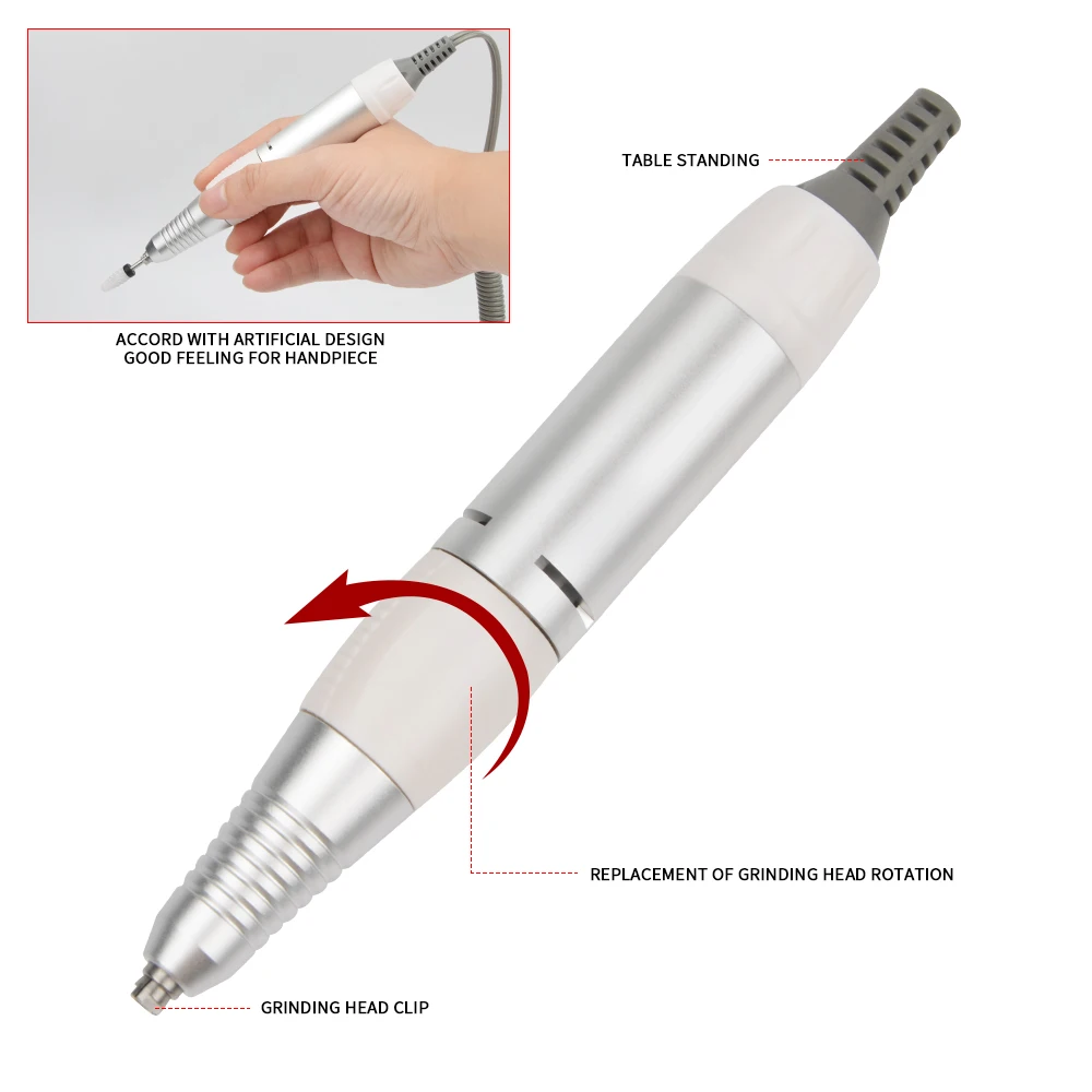Jimdoa Can Meet RoHS FC Popular Nail File Machine 30000RPM 15W Manicure Nail Drill Machine