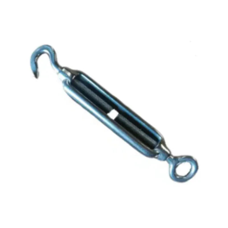 Open body stainless steel rigging hardware  wire rope turnbuckle with eye and hook