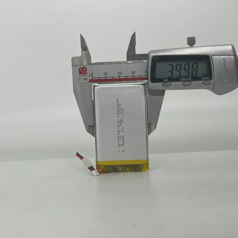 Литиевая батарея DTP634169 3 7 v 2000mah li ion литиевая производитель для bluetooth-гарнитуры