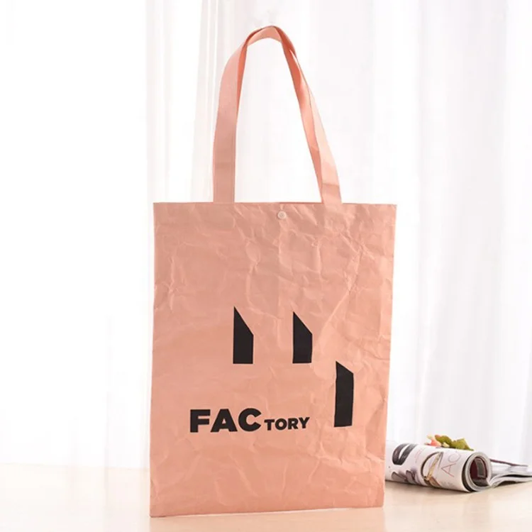 Factory price cheap tyvek paper bag washable heavy duty paper tote lunch bags