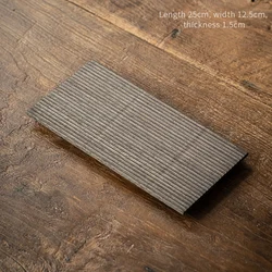 Japanese Retro Coaster Wooden Heat Insulation Pad Solid Wood Square Kung Fu Teapot Mat Tea Tray