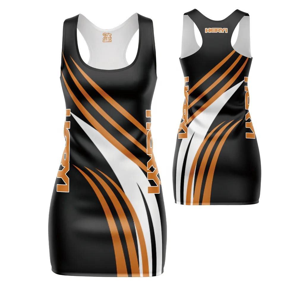 Oem Custom Color Cheap netball  jerseys Comfortable sexy Girl Dress Training netball dress
