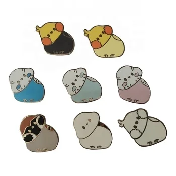 Custom Brooches Lapel Pin Badges Strawberry Watermelon Pear Cat Enamel Pin Funny Jewelry Gift for Kids Friends