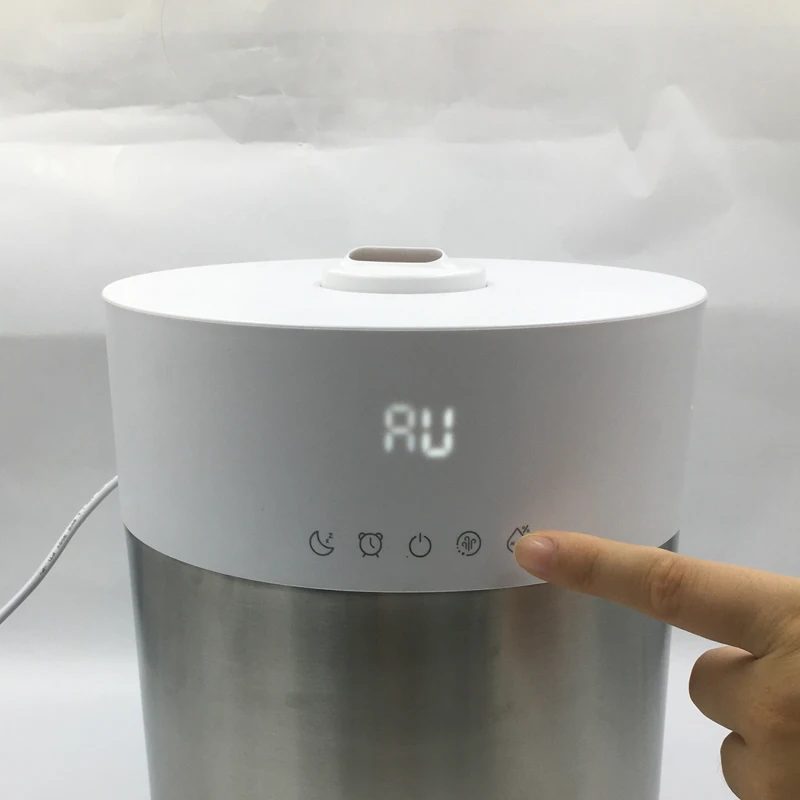 5L Large Capacity Water Tank Table Stainless Steel Tank Mist Spray Air Humidifier for Room