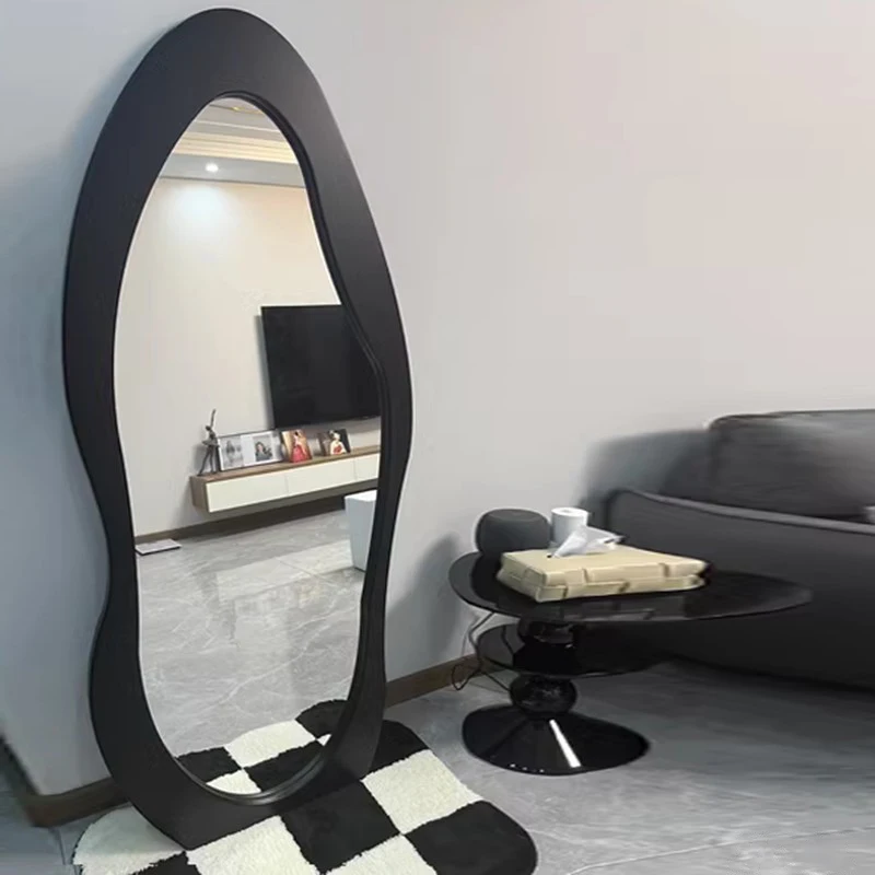 Best Selling Irregular Shaped Full-body Dressing Makeup Floor Mirror for Home Hotel Clothing Store Decoration