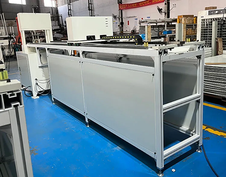 Automatic CNC 15 ton hydraulic steel square tube pipe angle hole punching machine