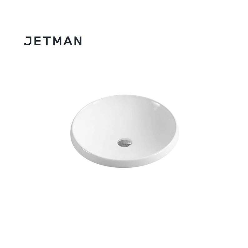 JM7802 580*390*145 Vanity top bathroom countertop art ceramic hand oval wash basin