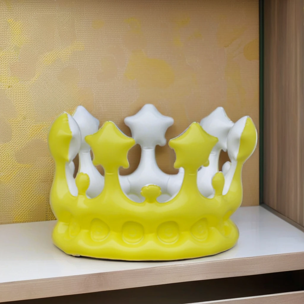 Inflatable Neon Color Crown Balloon for Halloween New Year or Thanksgiving Party Decorations Photo Props or Gifts