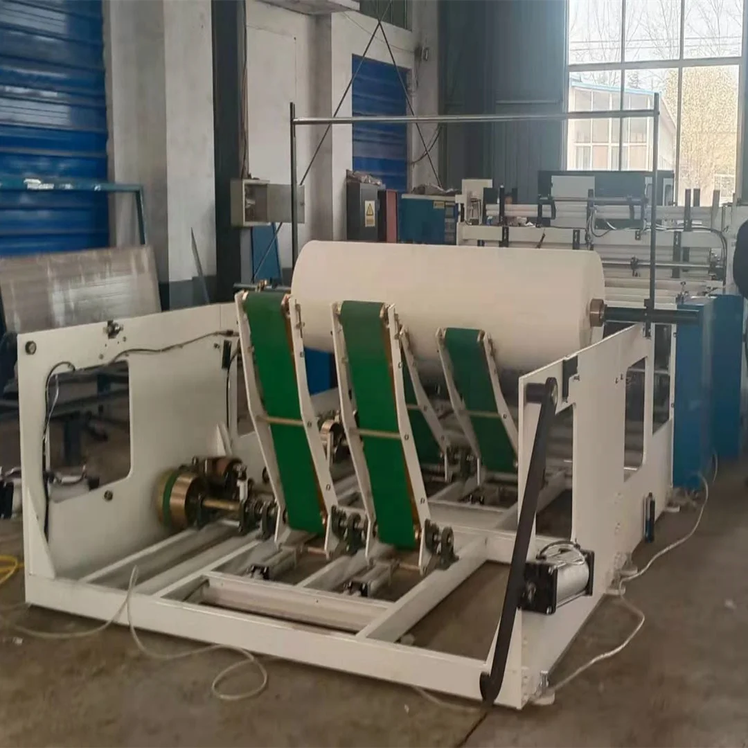 1880 Full Automatic Cutting Rewinding Packing Small Tissue Roll Toilet Paper Making Machine Price