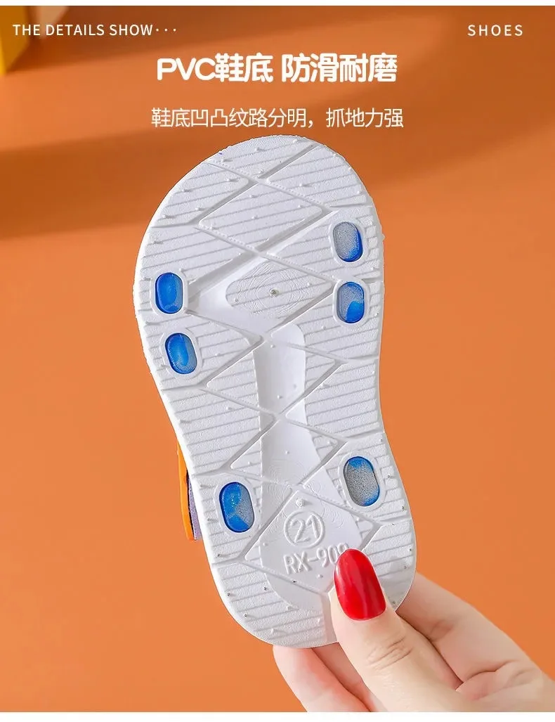 Factory price breathable waterproof beach shoes non-slip soft casual summer kids sandals durable tide boys Rubber Sole Shoes