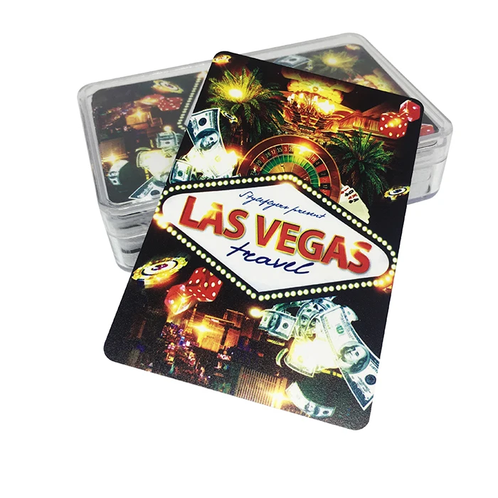 GS-18163 Custom White Poker Cards PVC Playing Cards