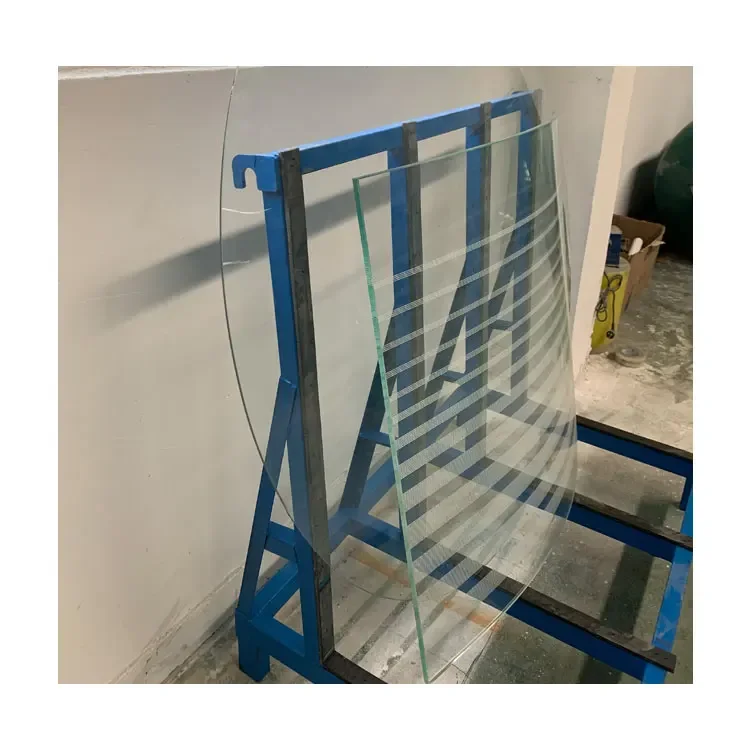 17.52mm curved laminated glass 8 1.52 8 ESG clear low iron PVB SGP film bend tempered interlayer glass price per square meter