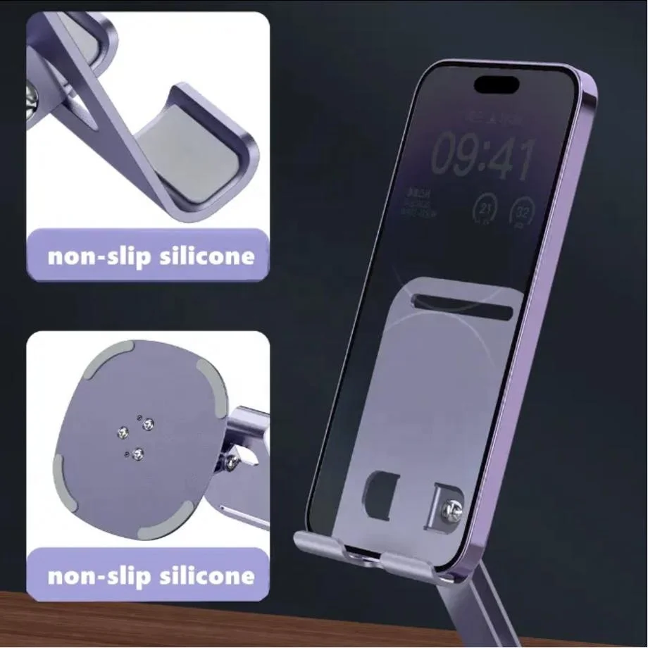 Metal mobile phone stand desktop 2024 new model suitable for iPad tablets can rotate and lift 360 degrees