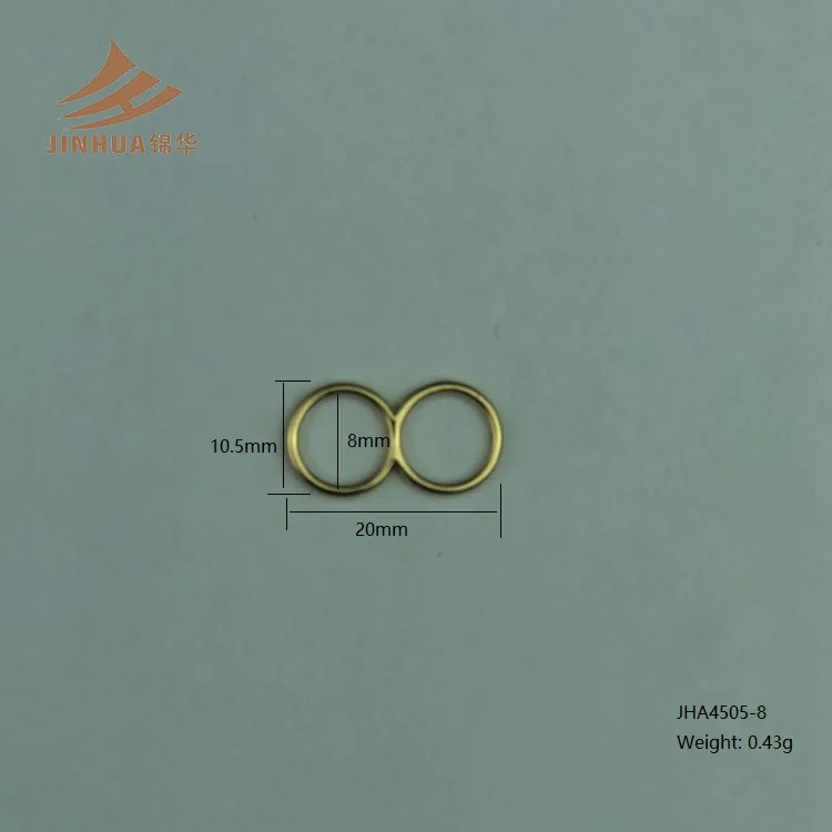 Swimwear Bikini 8mm Sliders Clasps Metal Bra Buckles Front Closure