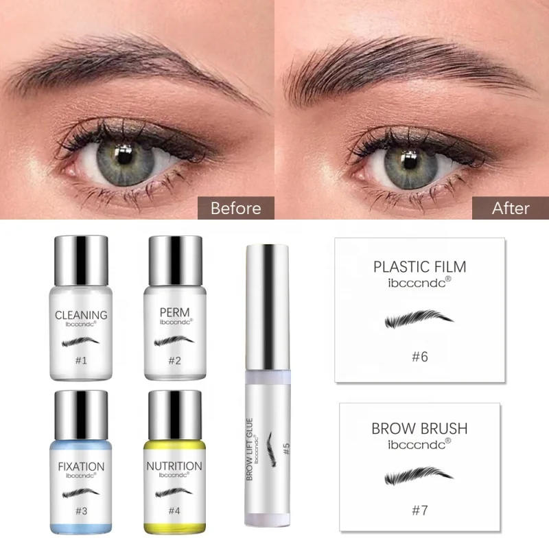 Eyebrow setting agent fast setting eyebrow ironing fixed agent Curling Lashes Salon Home Use