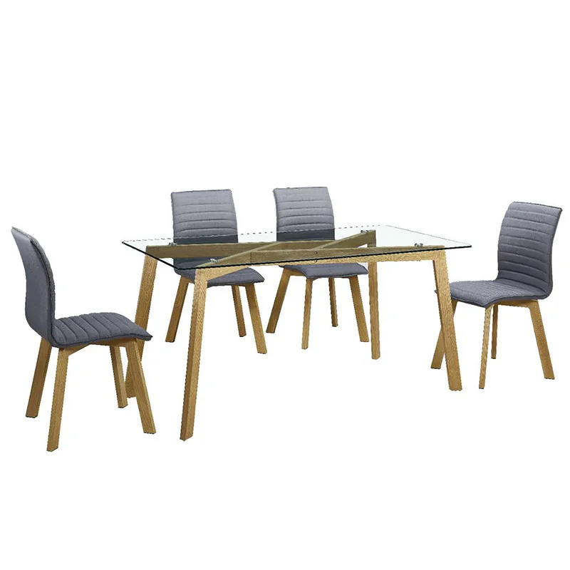 Hot Sale Modern Dining Set Table And Chair Set Metal Frame Chair