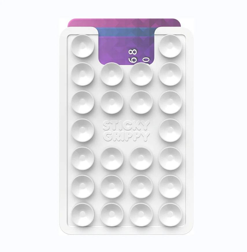 Rubber Square Suction Pad Round Suction Pad Silicone Suction Cup Backed   Adhesive Silicone Sucker for Mobile Phone Fixture