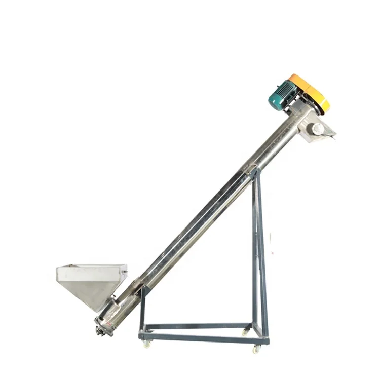 Vacuum Hopper Plastic Granule Screw Flexible Screw Conveyor Feeder Machine