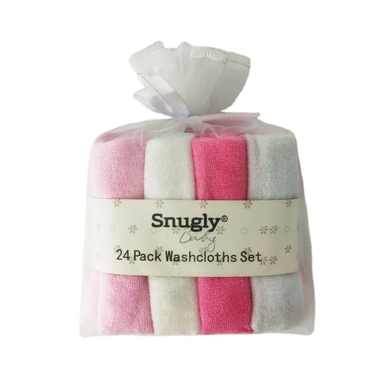 
24Pieces Extra Soft And Ultra Absorbent Bath Cloth Soft Washcloths Baby Set For Gift Home Hotel Kitchen Sports 
